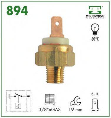 MTE-THOMSON 894 термовыключатель, сигнальная лампа охлаждающей жидкости