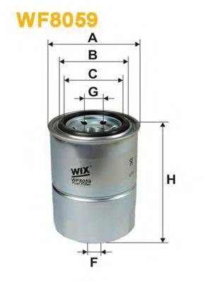 WIX FILTERS WF8059 Топливный фильтр