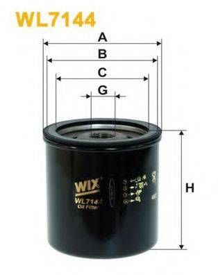 Масляный фильтр WIX FILTERS WL7144