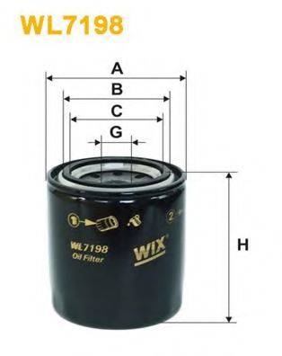 WIX FILTERS WL7198 Масляный фильтр