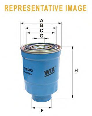 WIX FILTERS WF8097 Топливный фильтр