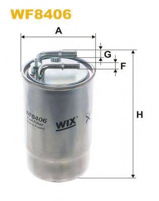 Топливный фильтр WIX FILTERS WF8406