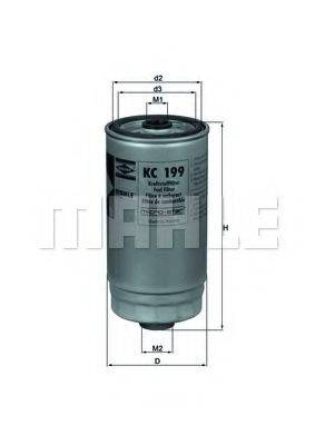KNECHT KC199 Топливный фильтр