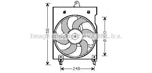 Вентилятор, охлаждение двигателя PRASCO CN7524