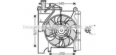 PRASCO TO7552 Вентилятор, охлаждение двигателя