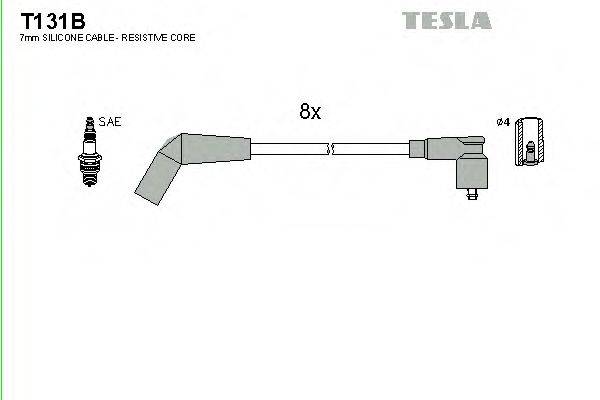 TESLA T131B Комплект проводов зажигания