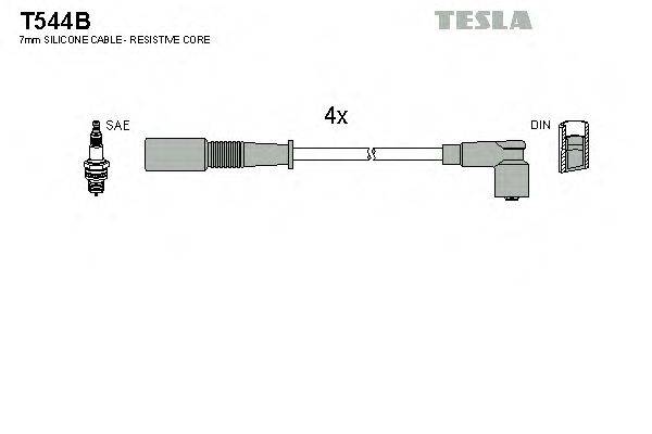 TESLA T544B Комплект проводов зажигания