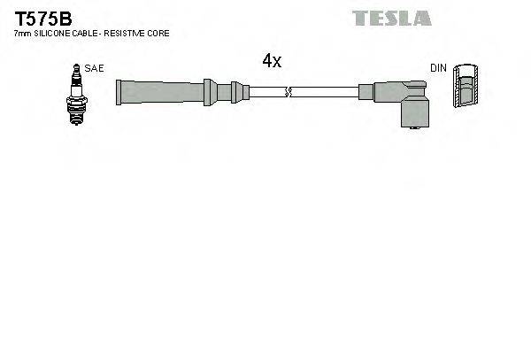 TESLA T575B Комплект проводов зажигания