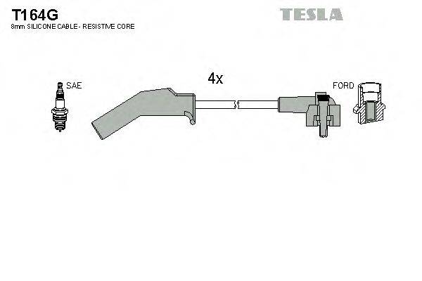 TESLA T164G Комплект проводов зажигания