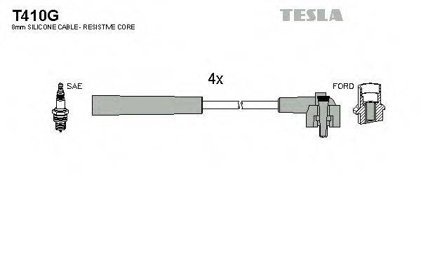 TESLA T410G Комплект проводов зажигания