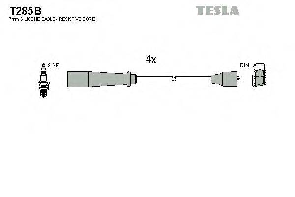 TESLA T285B Комплект проводов зажигания