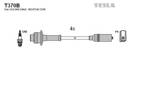 TESLA T370B Комплект проводов зажигания