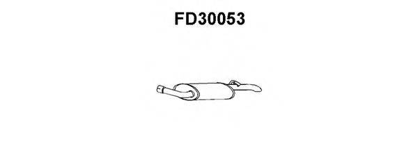 VENEPORTE FD30053 Глушитель выхлопных газов конечный