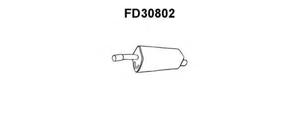 VENEPORTE FD30802 Глушитель выхлопных газов конечный