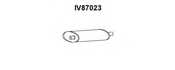 Глушитель выхлопных газов конечный VENEPORTE IV87023