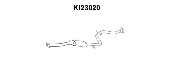 VENEPORTE KI23020 Предглушитель выхлопных газов