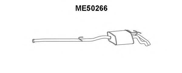 Глушитель выхлопных газов конечный VENEPORTE ME50266