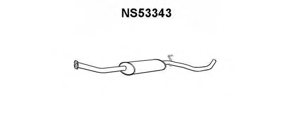 VENEPORTE NS53343 Средний глушитель выхлопных газов