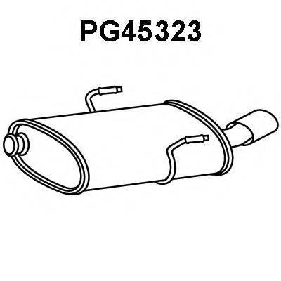 VENEPORTE PG45323 Глушитель выхлопных газов конечный