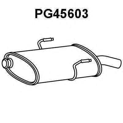 VENEPORTE PG45603 Глушитель выхлопных газов конечный