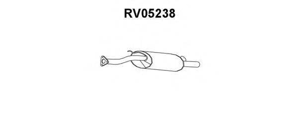 Глушитель выхлопных газов конечный VENEPORTE RV05238