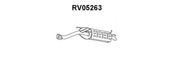 VENEPORTE RV05263 Глушитель выхлопных газов конечный