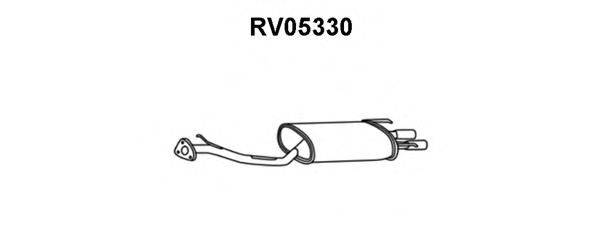 VENEPORTE RV05330 Глушитель выхлопных газов конечный