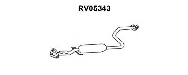 VENEPORTE RV05343 Предглушитель выхлопных газов