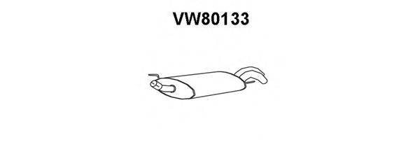 Глушитель выхлопных газов конечный VENEPORTE VW80133