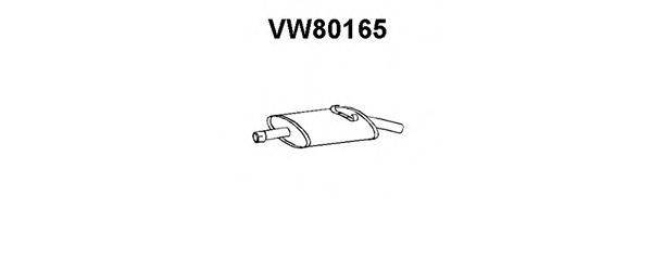 VENEPORTE VW80165 Глушитель выхлопных газов конечный