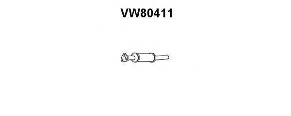 VENEPORTE VW80411 Предглушитель выхлопных газов
