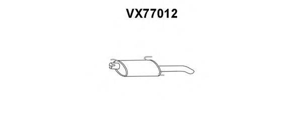 VENEPORTE VX77012 Глушитель выхлопных газов конечный