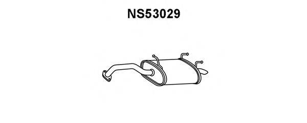 Глушитель выхлопных газов конечный VENEPORTE NS53029