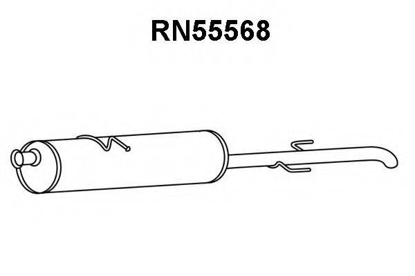 Глушитель выхлопных газов конечный VENEPORTE RN55568
