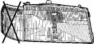 Основная фара VAN WEZEL 1735952