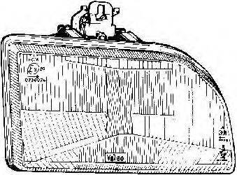 Основная фара VAN WEZEL 1837941