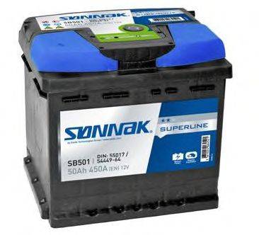SONNAK SB501 Стартерная аккумуляторная батарея; Стартерная аккумуляторная батарея