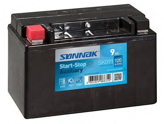 Стартерная аккумуляторная батарея; Стартерная аккумуляторная батарея SONNAK SK091