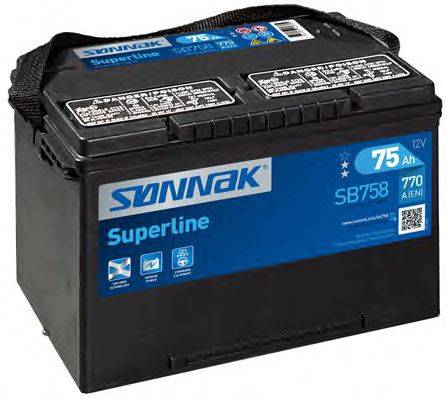 SONNAK SB758 Стартерная аккумуляторная батарея; Стартерная аккумуляторная батарея