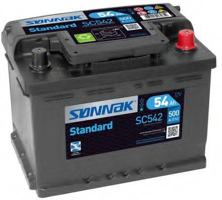 Стартерная аккумуляторная батарея; Стартерная аккумуляторная батарея SONNAK SC542