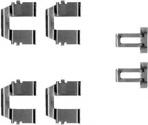 Комплектующие, колодки дискового тормоза TEXTAR 82059600