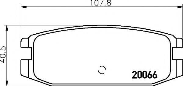 Комплект тормозных колодок, дисковый тормоз TEXTAR 2006602