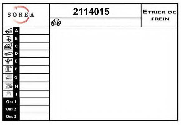 Тормозной суппорт EAI 2114015