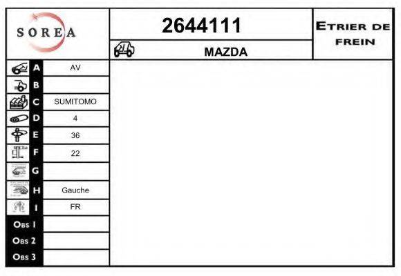 EAI 2644111 Тормозной суппорт
