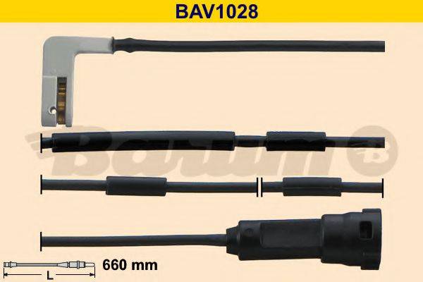 Сигнализатор, износ тормозных колодок BARUM BAV1028