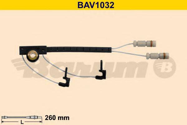 Сигнализатор, износ тормозных колодок BARUM BAV1032