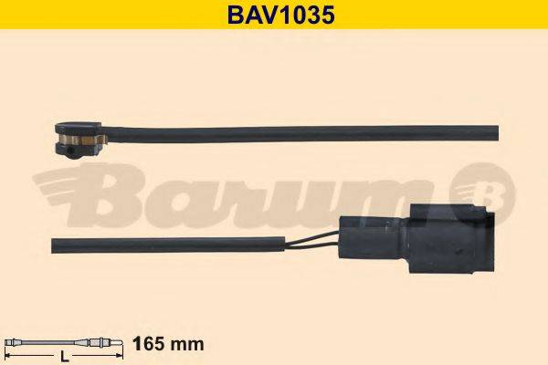Сигнализатор, износ тормозных колодок BARUM BAV1035