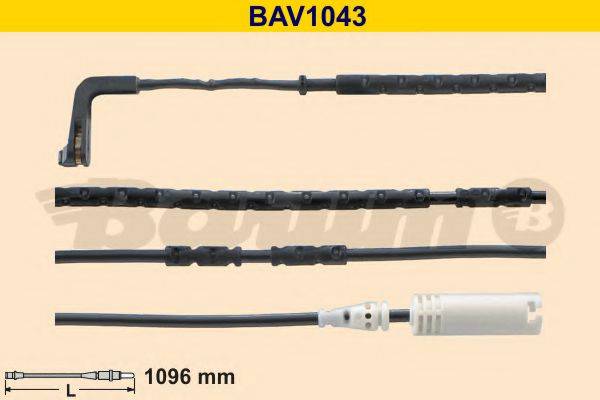 BARUM BAV1043 Сигнализатор, износ тормозных колодок