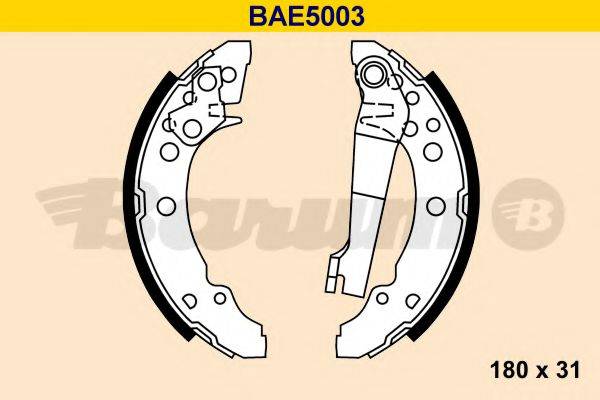 BARUM BAE5003 Комплект тормозных колодок