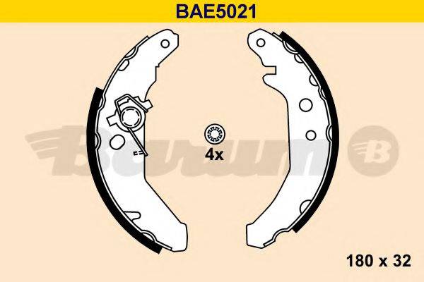 BARUM BAE5021 Комплект тормозных колодок